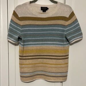 Pendleton Women’s Striped T-shirt Sweater - Small EUC